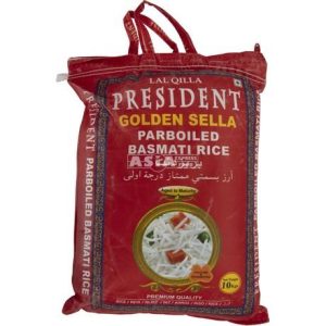 President Golden Sella Parboiled Basmati Rice 10 kg.