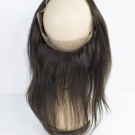 100% Echthaar Virgin Brazilian Frontals Human Hair Haarteil „Straight, Glatt“ 14′ oder 30cm