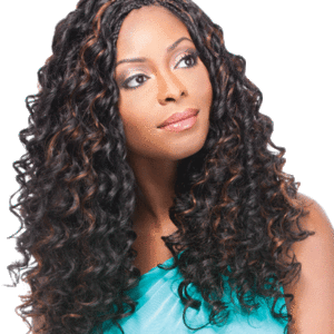 Curly Piece Hair Extension Braids gelockte Braid Rastas Cornrow Bulk 14’/35cm