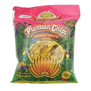 Plantain Chips Tropical Gourmet Extra Sweet 20 x 85 gr. Sparpaket