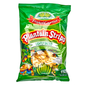 Salted Plantain Chips Long Cut Tropical Gourmet 150g