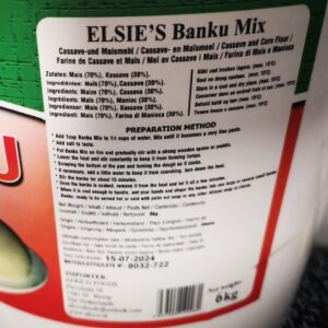 Banku Mix Elsie’s Bucket 1 x 3 kg.