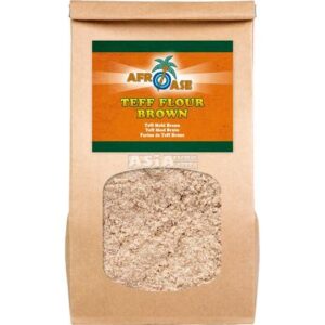 Teff Flour Brown, Teff Mehl AFROASE 1kg